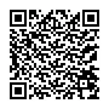 QR Code สำหรับหมายเลขโทรศัพท์ +33174074710