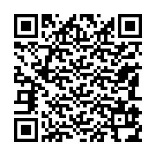 Código QR para número de teléfono +33181934507