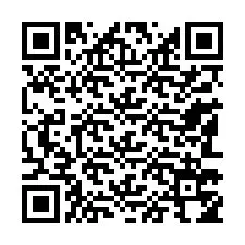 QR-code voor telefoonnummer +33183754617