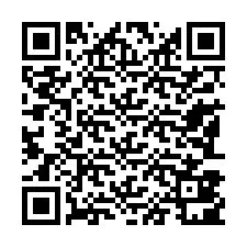 QR код за телефонен номер +33183801137