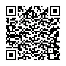 Código QR para número de telefone +33184070261