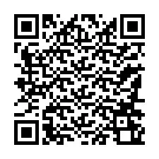 Código QR para número de telefone +33186260781