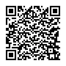 QR-code voor telefoonnummer +33186261634