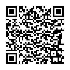 QR код за телефонен номер +33186261648