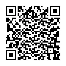 QR kód a telefonszámhoz +33186266478