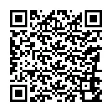 QR Code pour le numéro de téléphone +33186650848