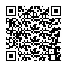 QR-code voor telefoonnummer +33187640258