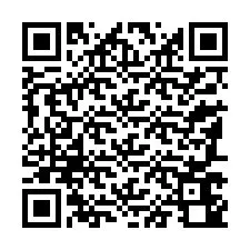 QR Code สำหรับหมายเลขโทรศัพท์ +33187640318