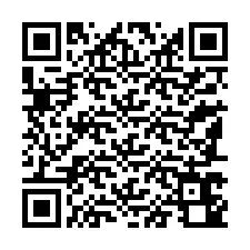 Código QR para número de telefone +33187640490