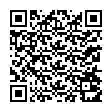 QR Code สำหรับหมายเลขโทรศัพท์ +33214011741