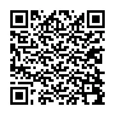 QR-code voor telefoonnummer +33228094213