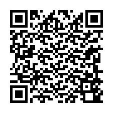 Código QR para número de telefone +33249540315