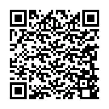 Código QR para número de teléfono +33249540316