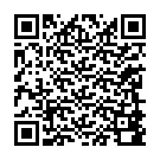 Código QR para número de teléfono +33249880059