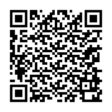 QR-koodi puhelinnumerolle +33278920075