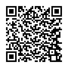 QR kód a telefonszámhoz +33364260276