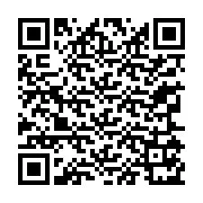 Código QR para número de telefone +33365171013