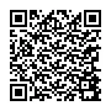 QR kód a telefonszámhoz +33365891346