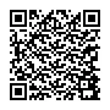 QR kód a telefonszámhoz +33365891392