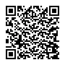 Código QR para número de teléfono +33380407318