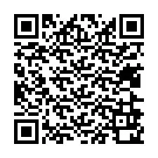 Kod QR dla numeru telefonu +33426920003