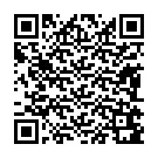 Código QR para número de teléfono +33481681225