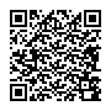 Código QR para número de teléfono +33483580576