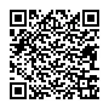 Código QR para número de teléfono +33483761007