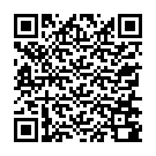 Código QR para número de telefone +33756780348