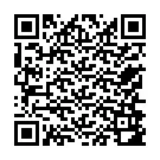 Código QR para número de teléfono +33756982277