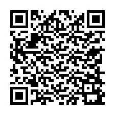 QR kód a telefonszámhoz +33758191336