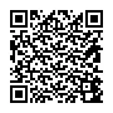 QR Code pour le numéro de téléphone +34911442231