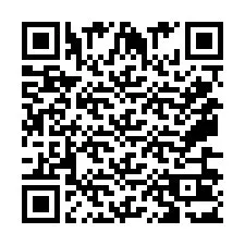 QR Code pour le numéro de téléphone +3547603101