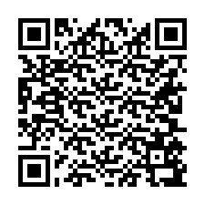 QR-code voor telefoonnummer +36205597536