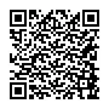 QR Code pour le numéro de téléphone +36208866075