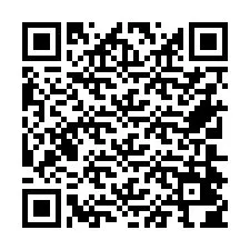 QR Code for Phone number +36704404457