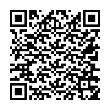 Código QR para número de telefone +36706355968