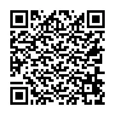 電話番号のQRコード +36706479508