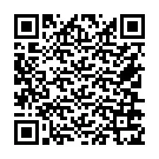 QR Code pour le numéro de téléphone +36706725873