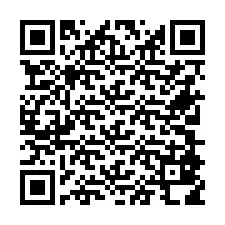 Kode QR untuk nomor Telepon +36708818836