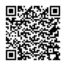 QR kód a telefonszámhoz +36751394645