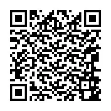 Código QR para número de teléfono +37066942950