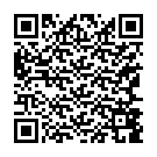 QR код за телефонен номер +37167889622