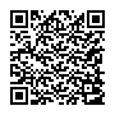 QR Code pour le numéro de téléphone +37258003425