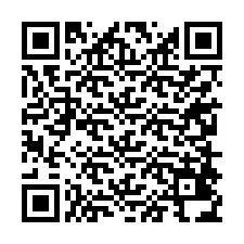 Código QR para número de telefone +37258434492