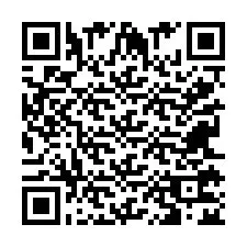 QR-koodi puhelinnumerolle +3726172497