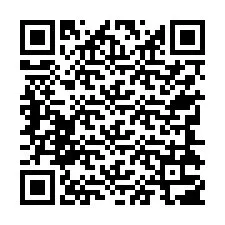 Código QR para número de telefone +37744307814