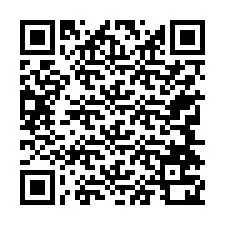 QR Code pour le numéro de téléphone +37744720725