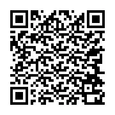 QR код за телефонен номер +37744720728