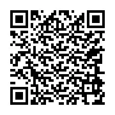 QR Code pour le numéro de téléphone +37744974819